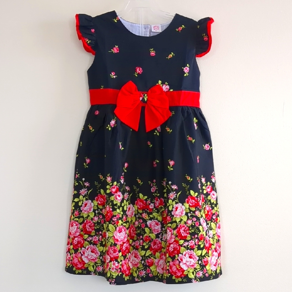Girls Laura Ashley Floral Dress (Size 8)